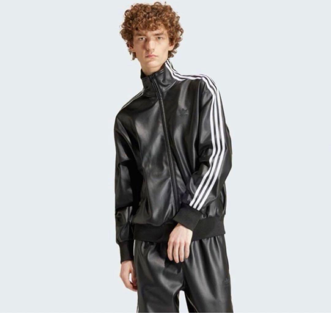 窪塚洋介着用adidas フェイクレザートラックジャケット