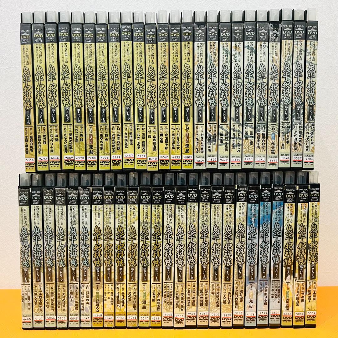 『鬼平犯科帳 シリーズ』計71巻セット 劇場/スペシャル/外伝 ドラマ 時代劇 鬼平犯科帳 シリーズ』計71巻セット 劇場/スペシャル/外伝 ドラマ 時代