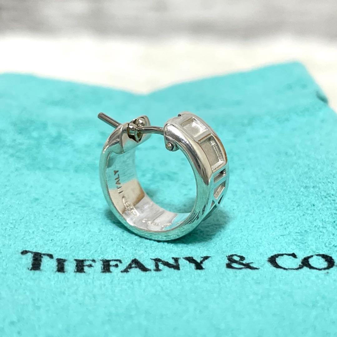 極美品】ティファニーアトラスフープピアス片耳メンズ/レディース925
