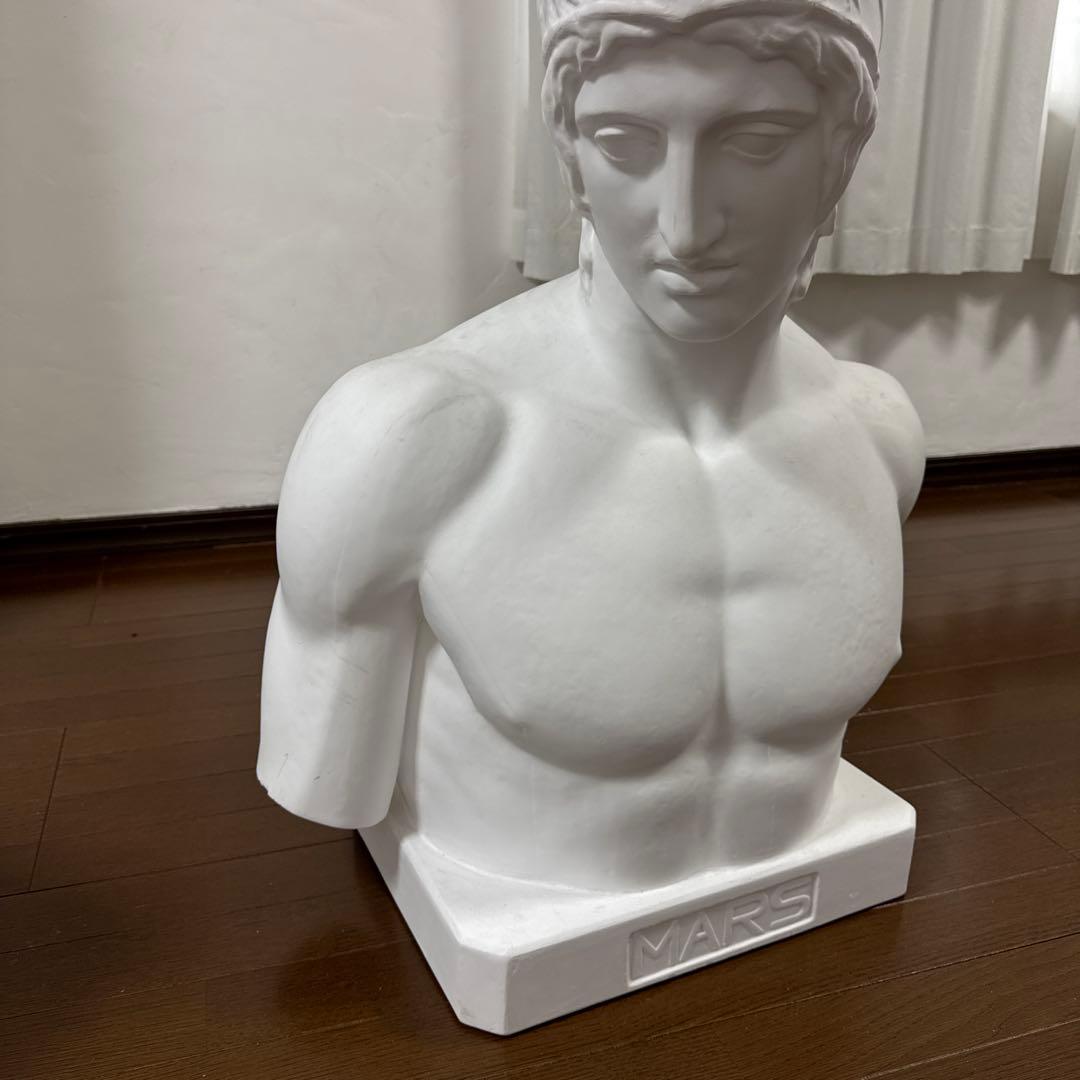 《送料込》MARS 彫刻　大胸像　デッサン　西洋彫刻