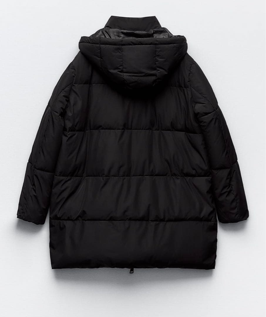 最終値下げ ZARA ダウンコート 美品 ブラック - メルカリ