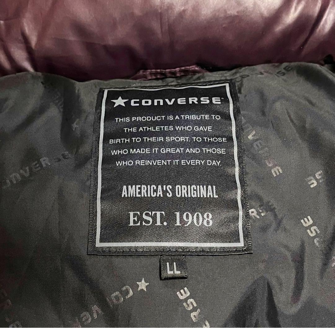 Y2K 光沢 ダウン CONVERSE ファー 平成 お兄系 archive - メルカリ