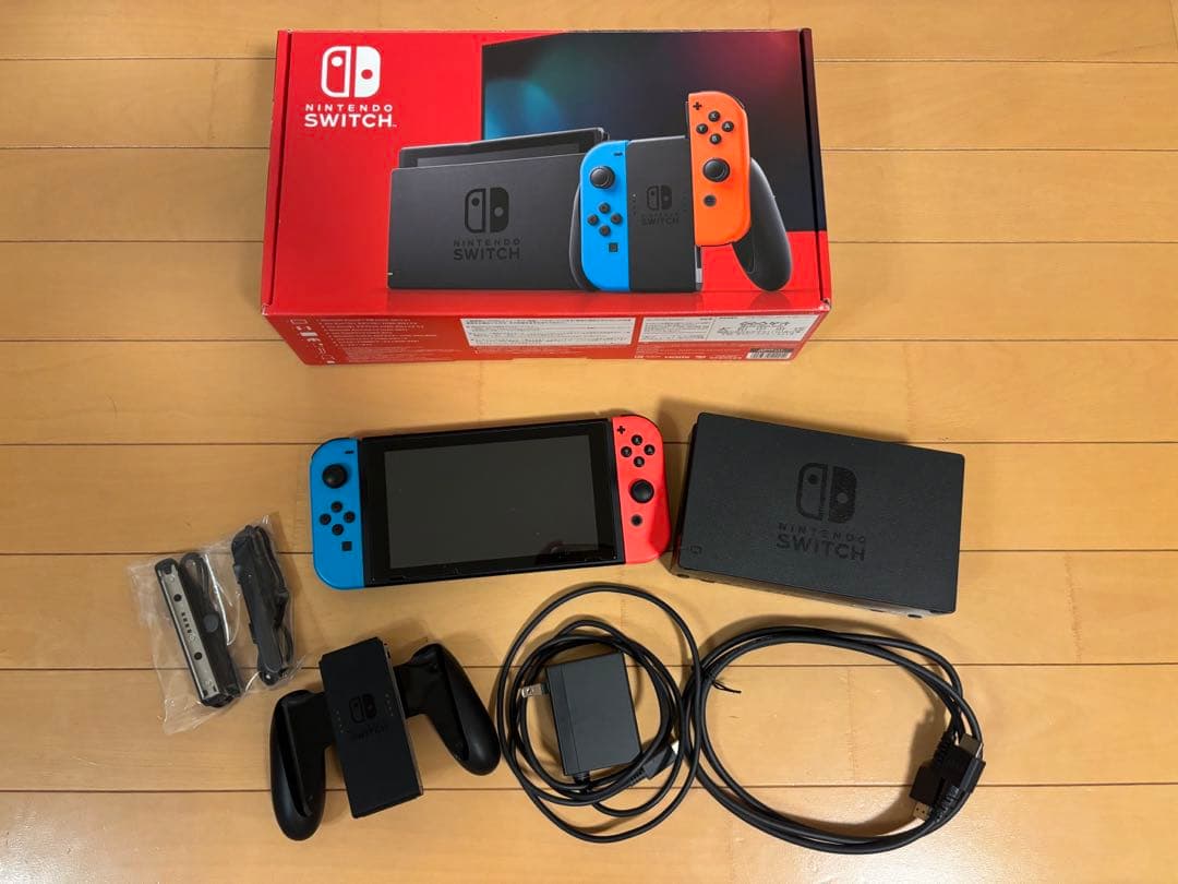 美品　Nintendo Switch ネオンブルー・ネオンレッド 本体 Amazon.co.jp: Nintendo Switch(有機ELモデル) Joy-Con(L) ネオン