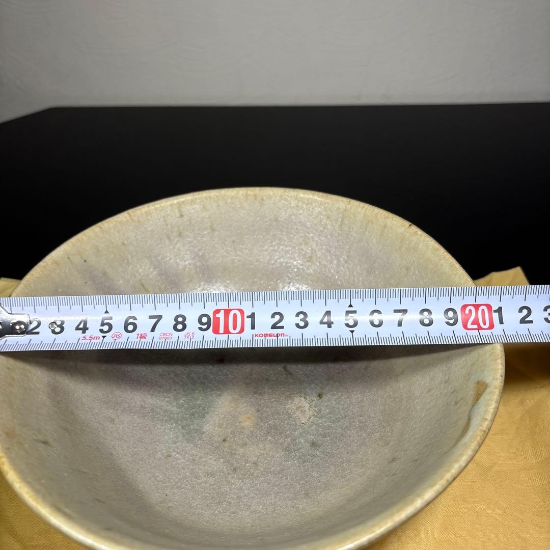 人間国宝 加藤孝造 灰釉深鉢 経約21センチ