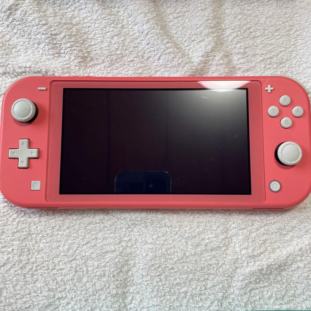 Switch liteコーラル 箱付き 公式 ストア