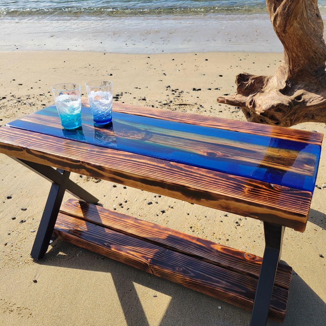 リバーテーブル レジンテーブル テーブル - メルカリ