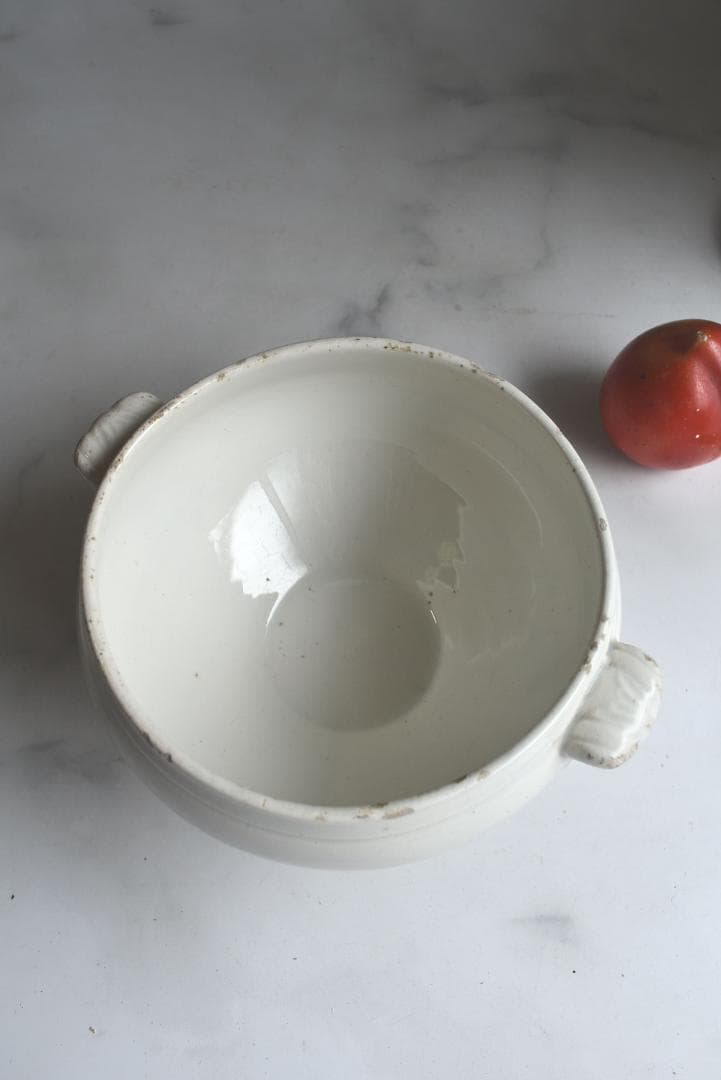 珍しい窯 フランス19世紀 美しいスーピエ（小）印有 フランスアンティーク