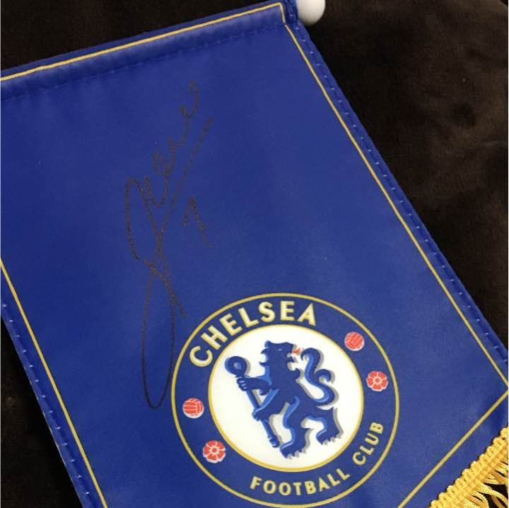チェルシー ミニペナント  サイン入り チェルシー ミニペナント サイン入り