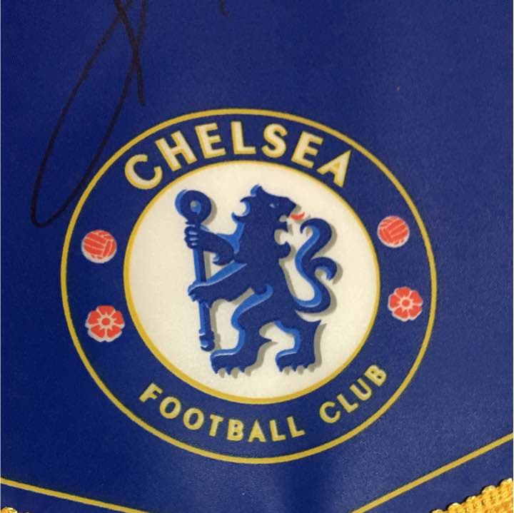 チェルシー ミニペナント サイン入り