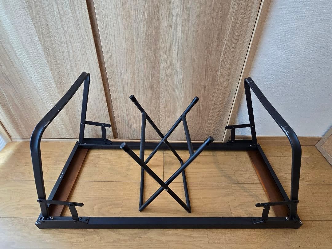 MUTO・プルマ】IGTテーブル/別売ハンギングラック/(カゴ用ワイヤー)付き