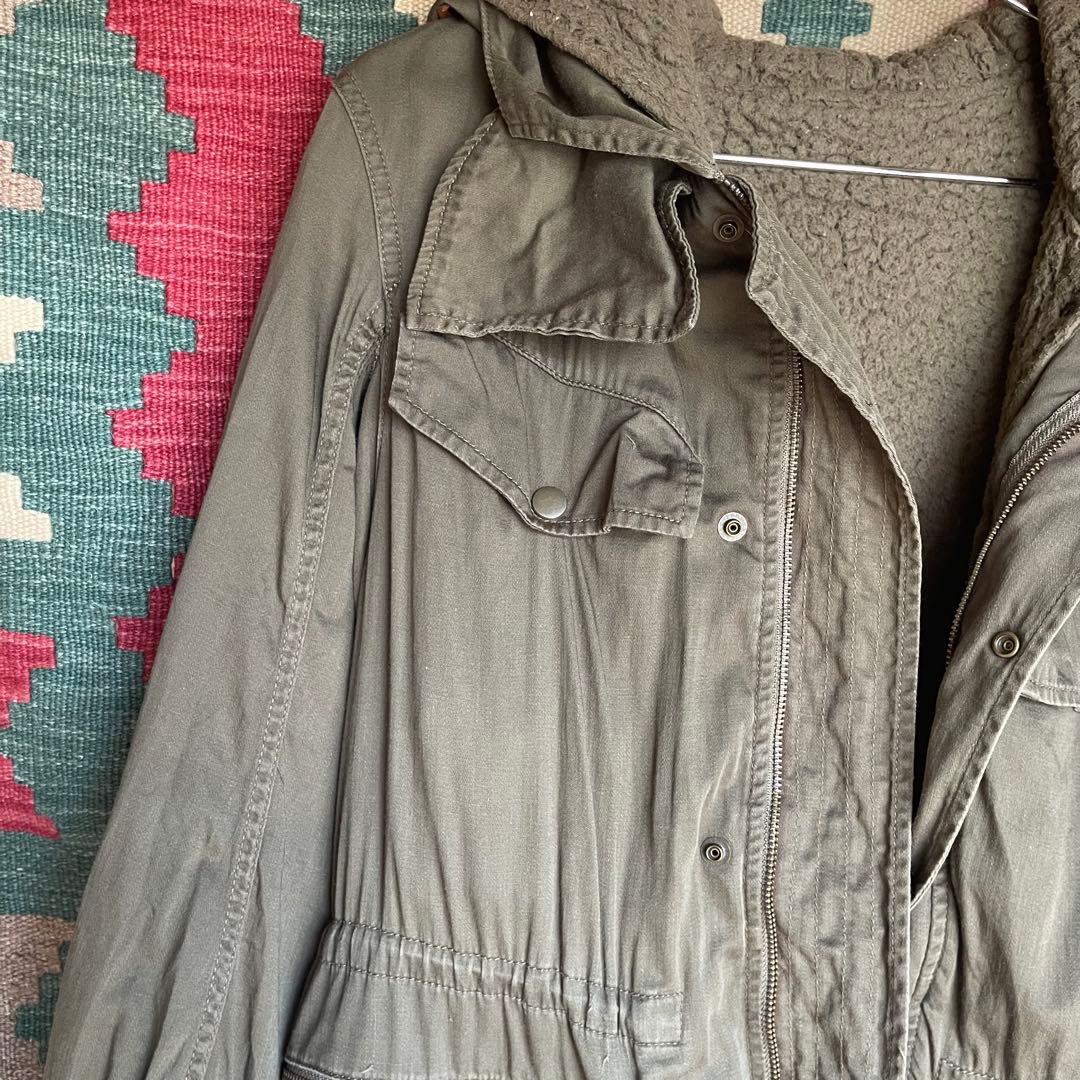 L.G.B. ルグランブルー パイロットコート ミリタリー ライナー取り外し