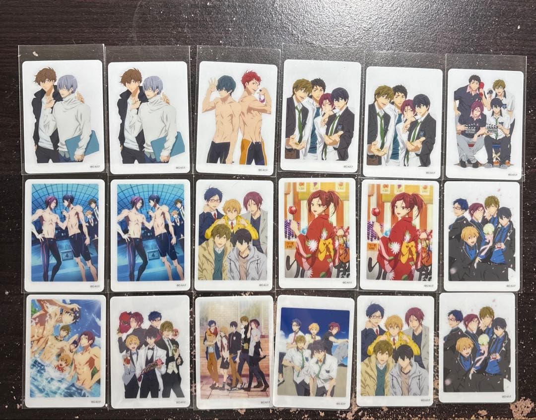 free! ミニフォトカード 七瀬遙 橘真琴 松岡凛 桐嶋郁弥 椎名旭 - メルカリ