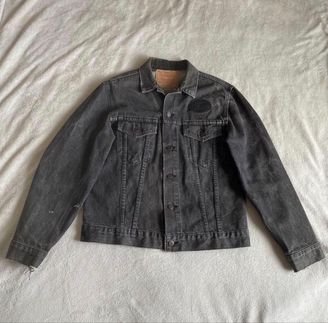 90s levis 75505 ブラックデニム ジャケット カナダ製 先染め - メルカリ