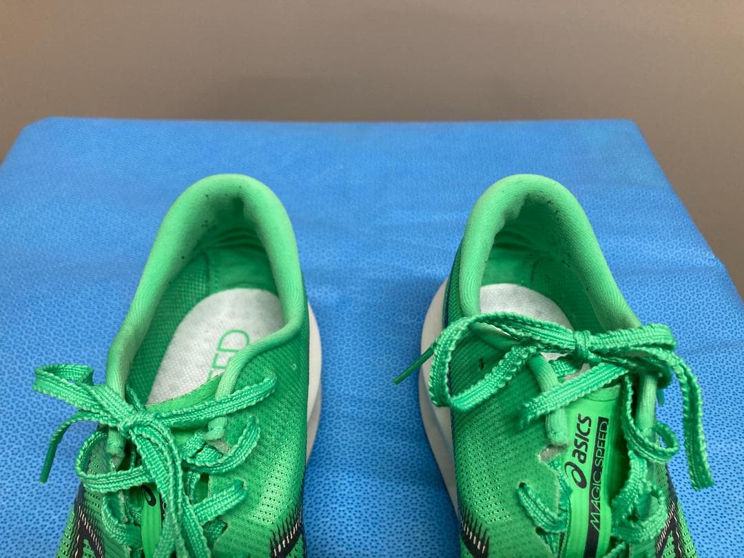 アシックス マジックスピード5 グリーン 27.0cm
