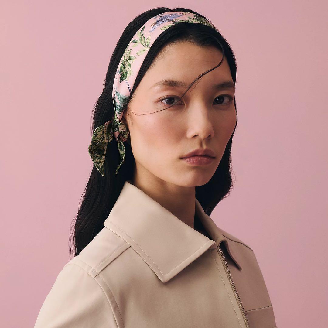 新品未使用 エルメス　ツイリー 《赤道直下》 ピンク 2026SS 新作　タグ付