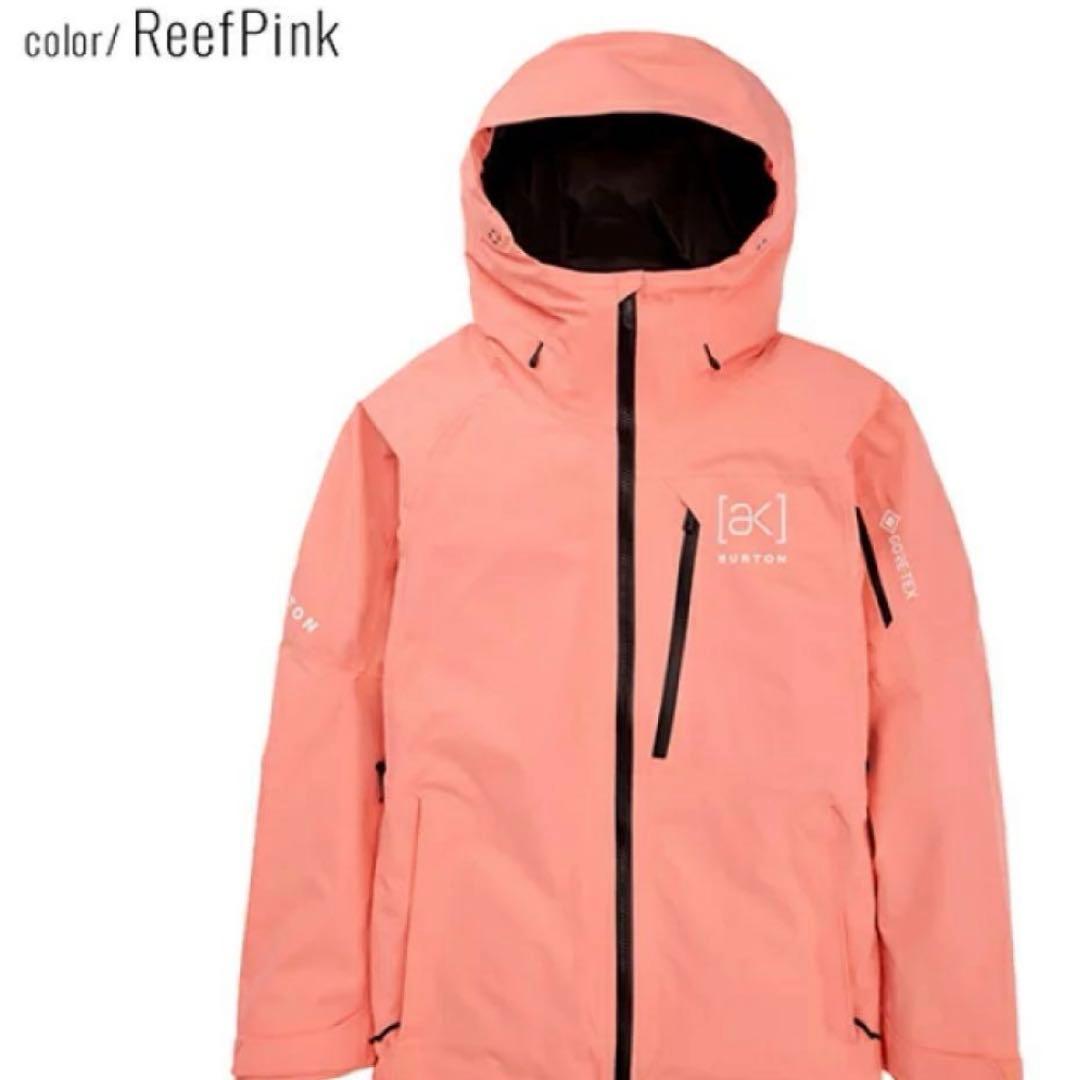 スノーボード Burton ak Jacket Reef Pink GORE-TEX Burton 2024 Men's [ak] Cyclic GORE‑TEX 2L Jacket - Reef Pink