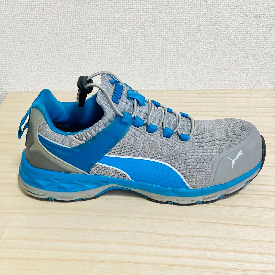 プーマ PUMA 安全靴 エキサイト 2.0 グレー/ブルー 25.5cm