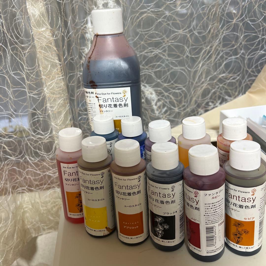Fantasy 切り花用着色剤 多色セット 切り花着色剤「Fantasy」の販売