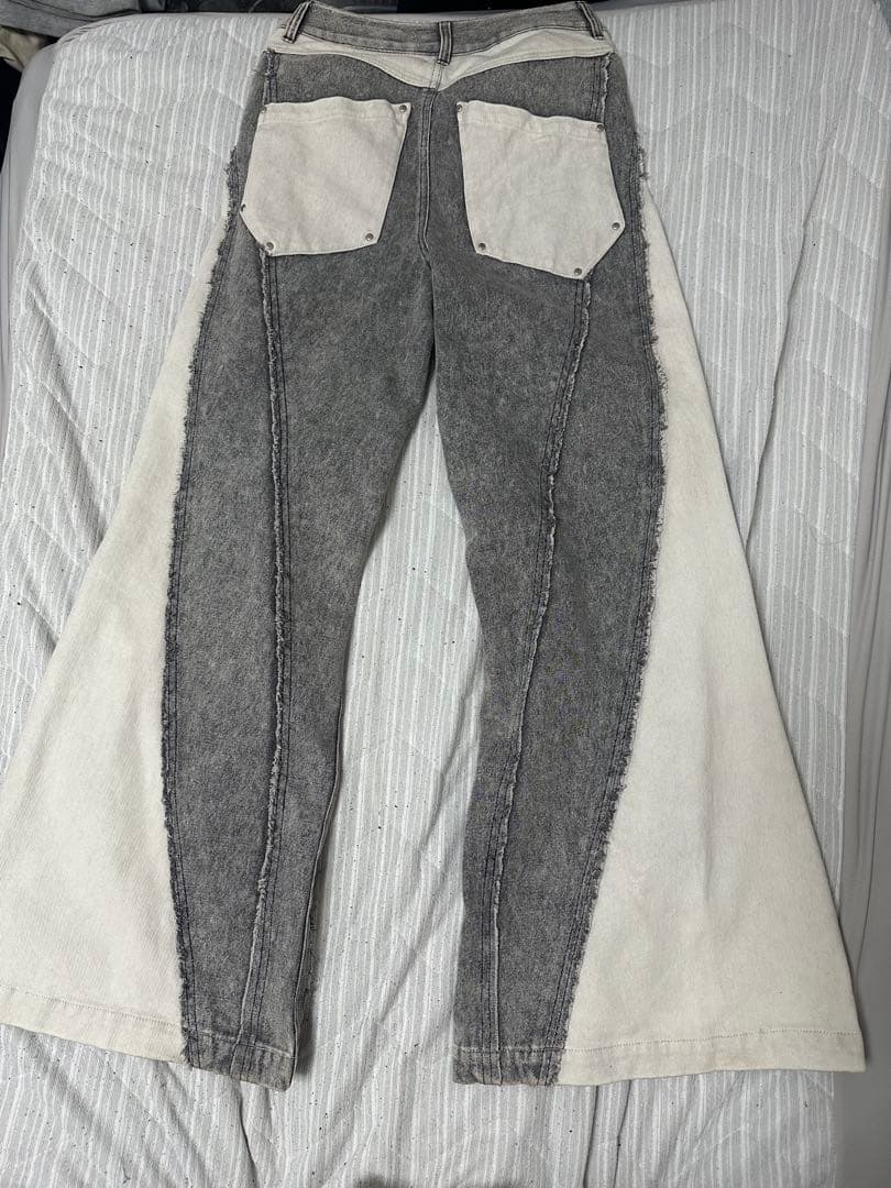 jent louis Bicolor sami-Flare Denim S