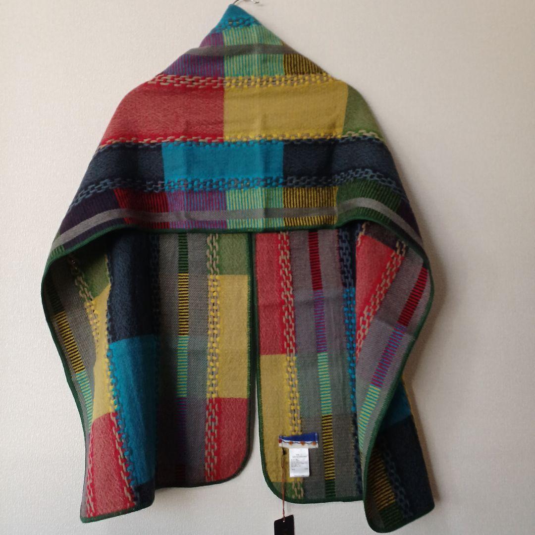 佐藤繊維 Masaki Kyoko マルチカラーチェックストール - メルカリ