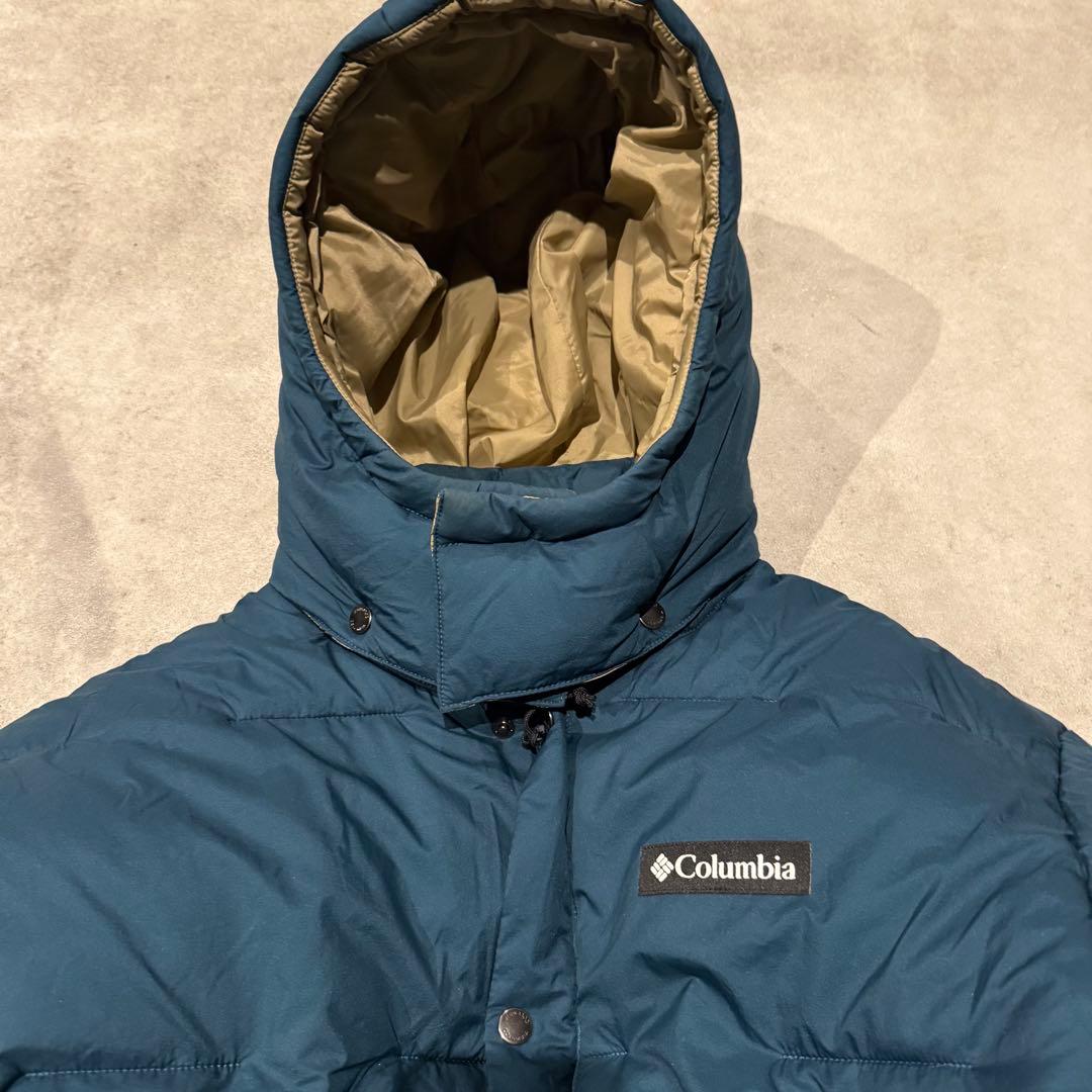 大人気❗️】極暖！肉厚！columbia ダウン ブルー M