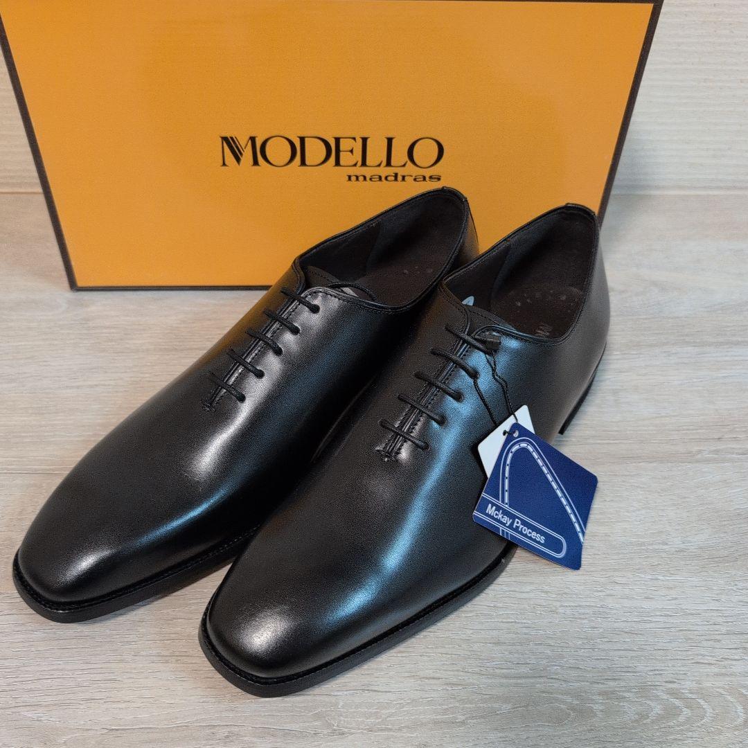 新品未使用★MODELLO ドレスシューズ DM8705 25.5cm ブラック