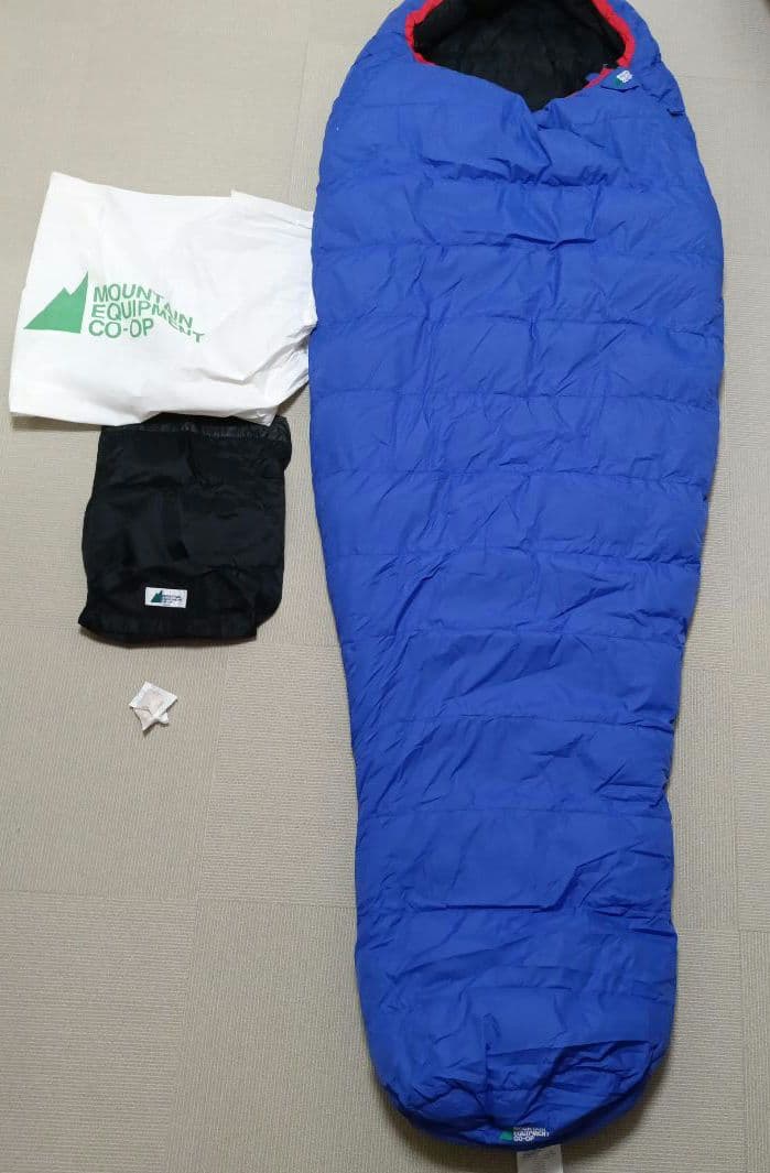 寝袋、収納袋　-17度　MOUNTAIN EQUIPMENT CO-OP