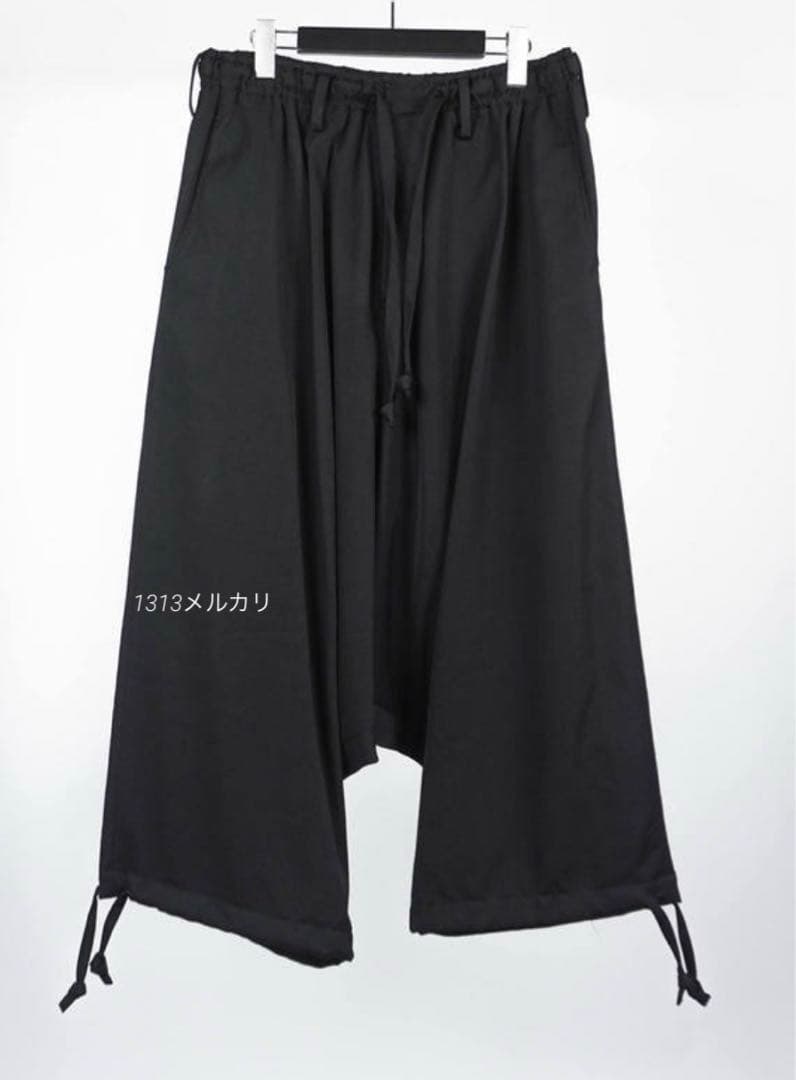 YohjiYamamoto balloon sarouel pants サルエル RAYON TWILL BALLOON SAROUEL PANTS(M Black): S'YTE｜THE SHOP YOHJI