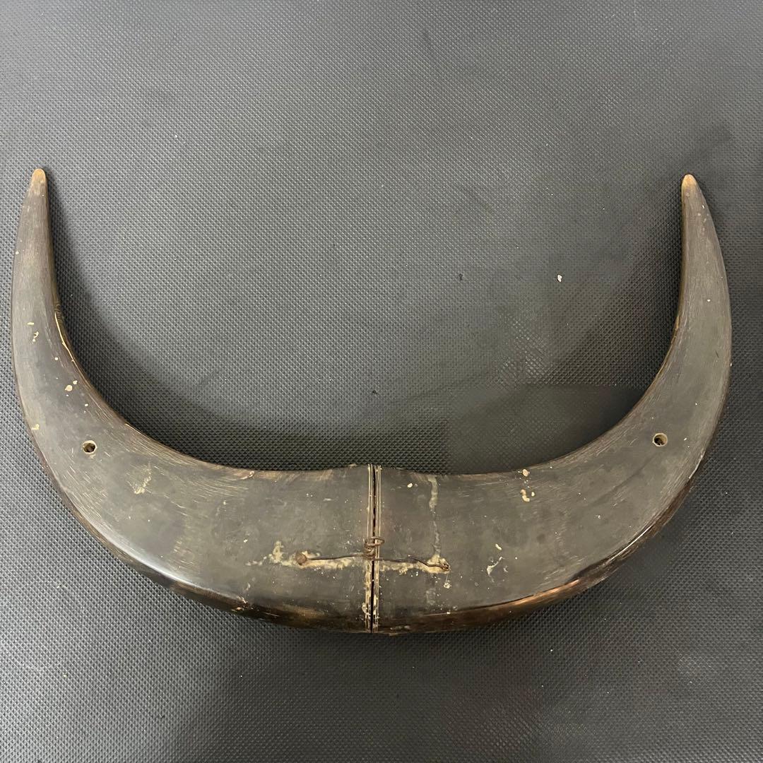 水牛の角 彫刻置物 - メルカリ