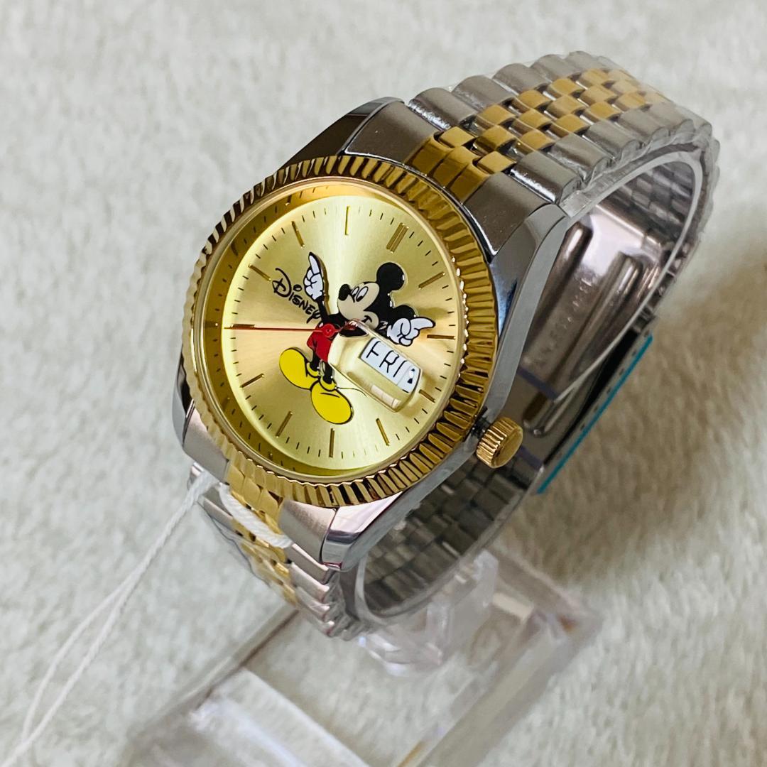 aiko愛用アナザーヘブン×限定MICKEYデイトジャストコンビデイト新品