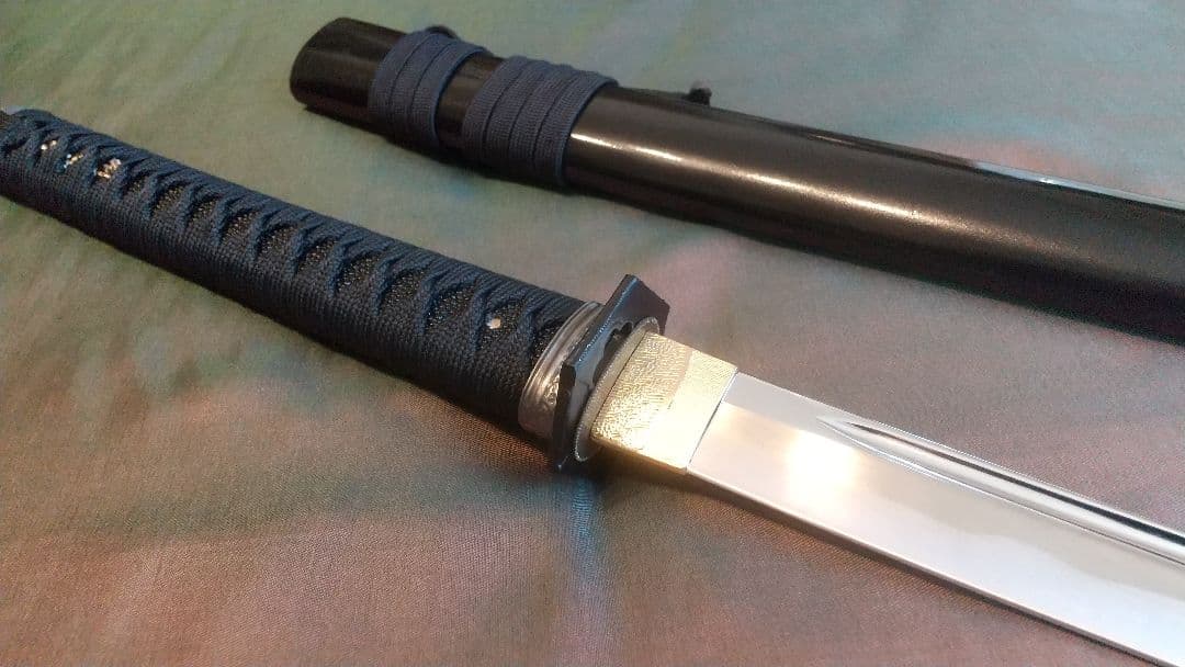 二尺四寸二分】 居合刀 六角鉄鍔 模造刀 武具 拵え 日本刀 刀剣