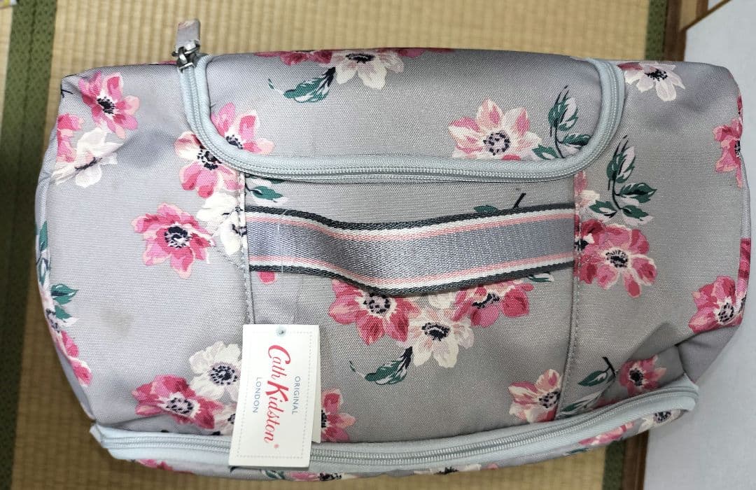 Cath Kidston キャビンバッグ スモールアネモネ グレー