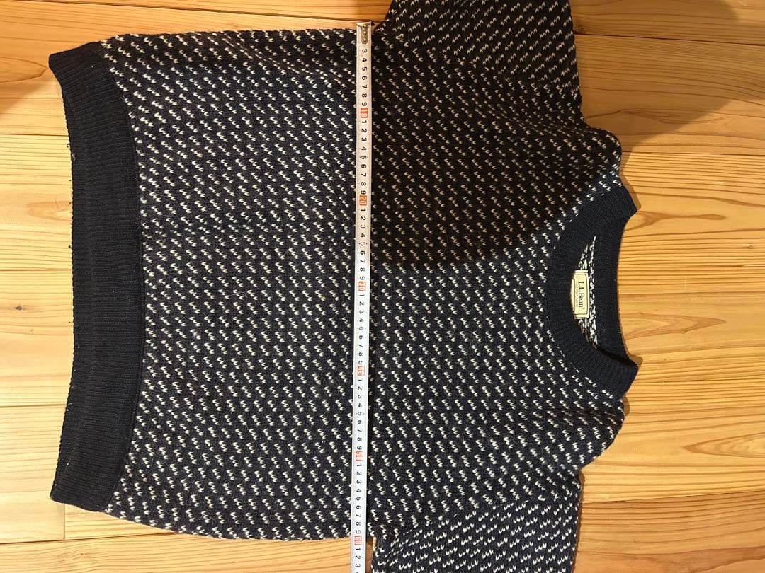 L.L.Bean 80s バーズアイニット　エルエルビーン