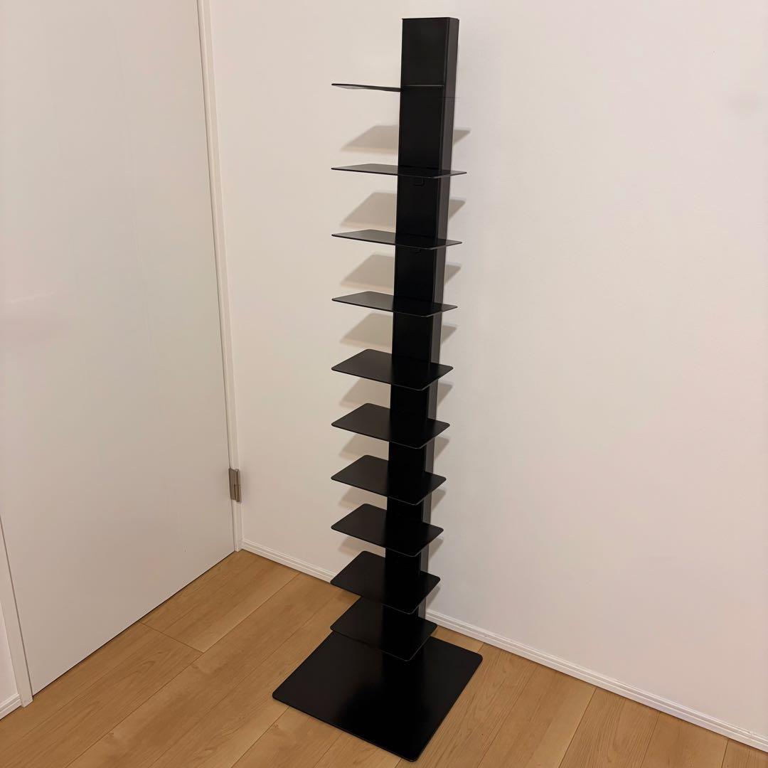MARKET B KONETY モダンブックタワー マガジンラック ブラック KONETY モダンブックスタンド｜39x150 – 1acspaces