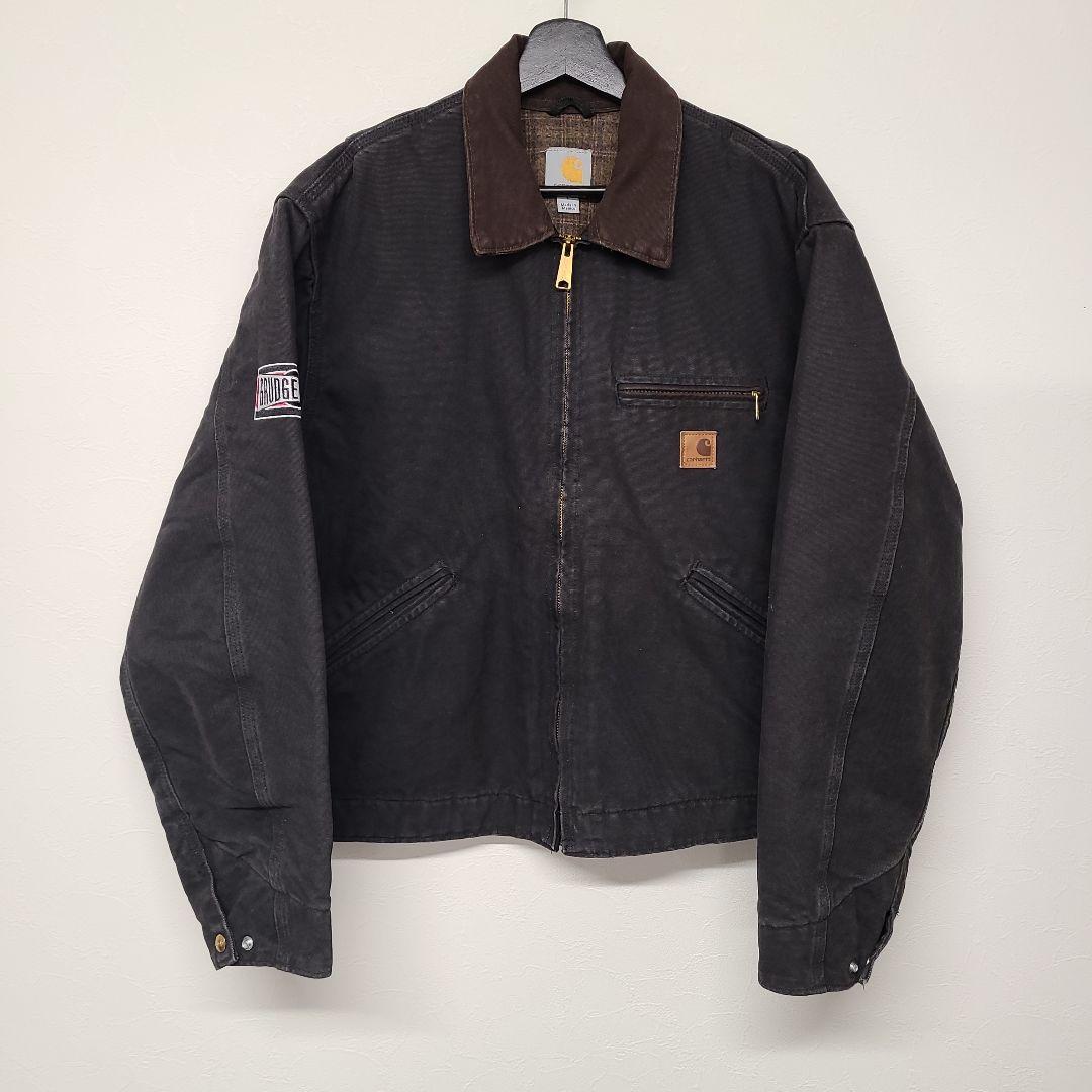 90s～00s カーハートCarhartt デトロイトジャケット ブラック L