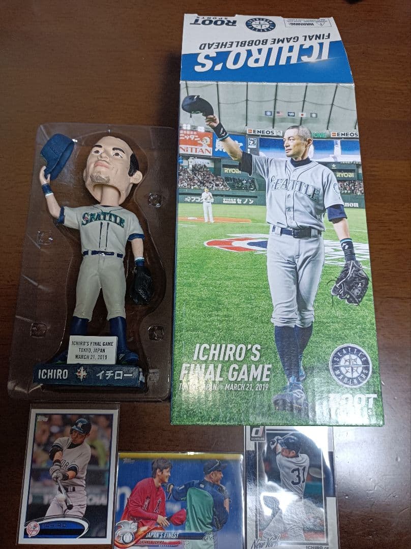イチローさん、引退記念で配布されたボブルヘッド人形! イチロー 引退記念ボブルヘッド人形 イチローさん、引退記念で配布され