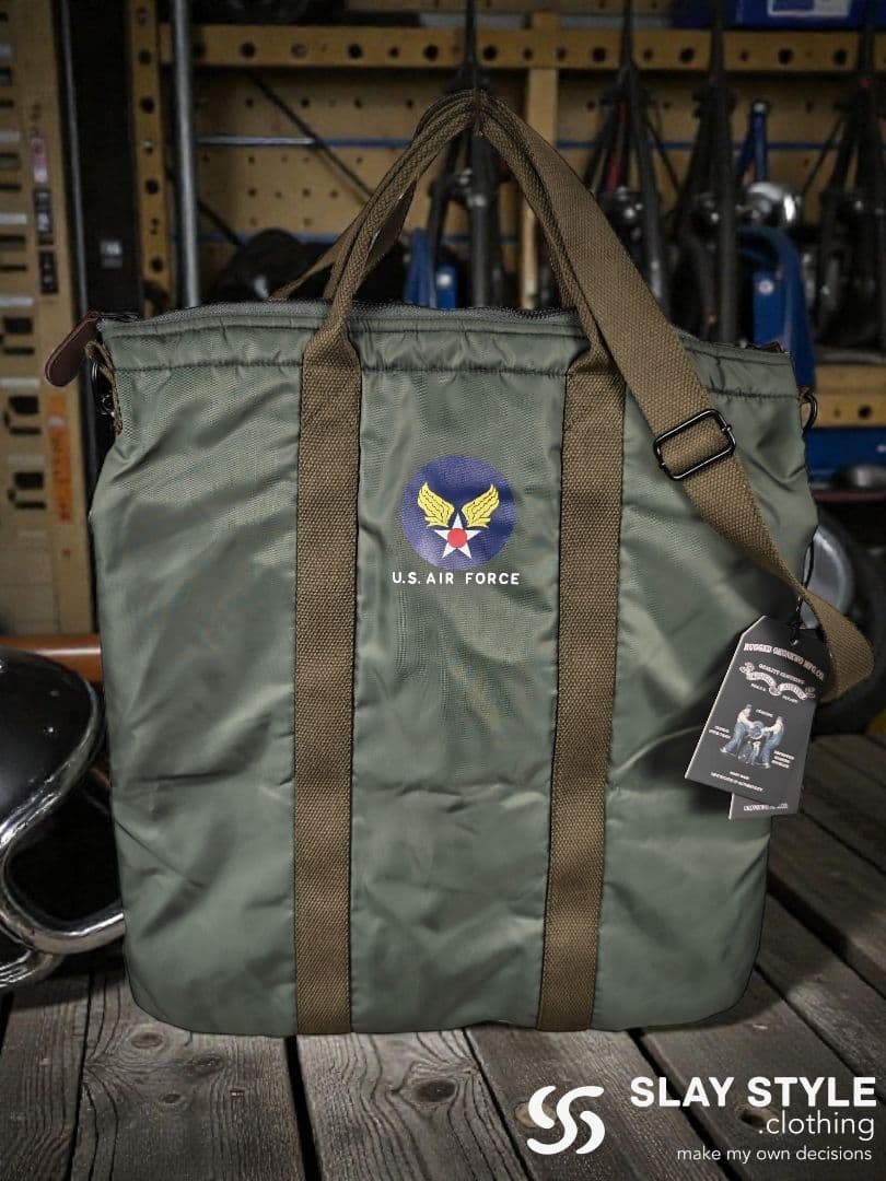新品 10%off USAF 1stタイプ ヘルメットバッグ the1940s 新品 10%off USAF 1stタイプ ヘルメットバッグ the1940s アウ
