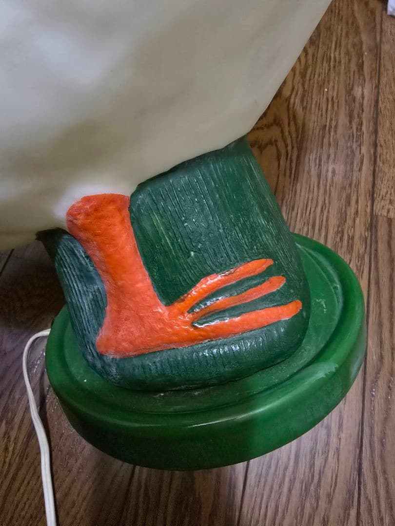 希少 ヴィンテージ 昭和レトロ アヒル型ライト - フロアスタンド