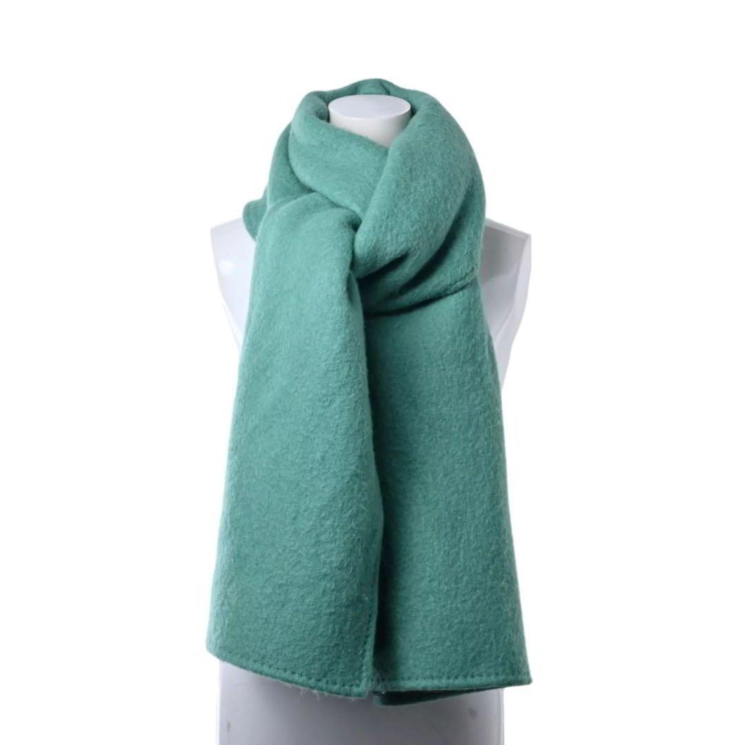AURALEE ALPACA WOOL MELTON LARGE STOLE
