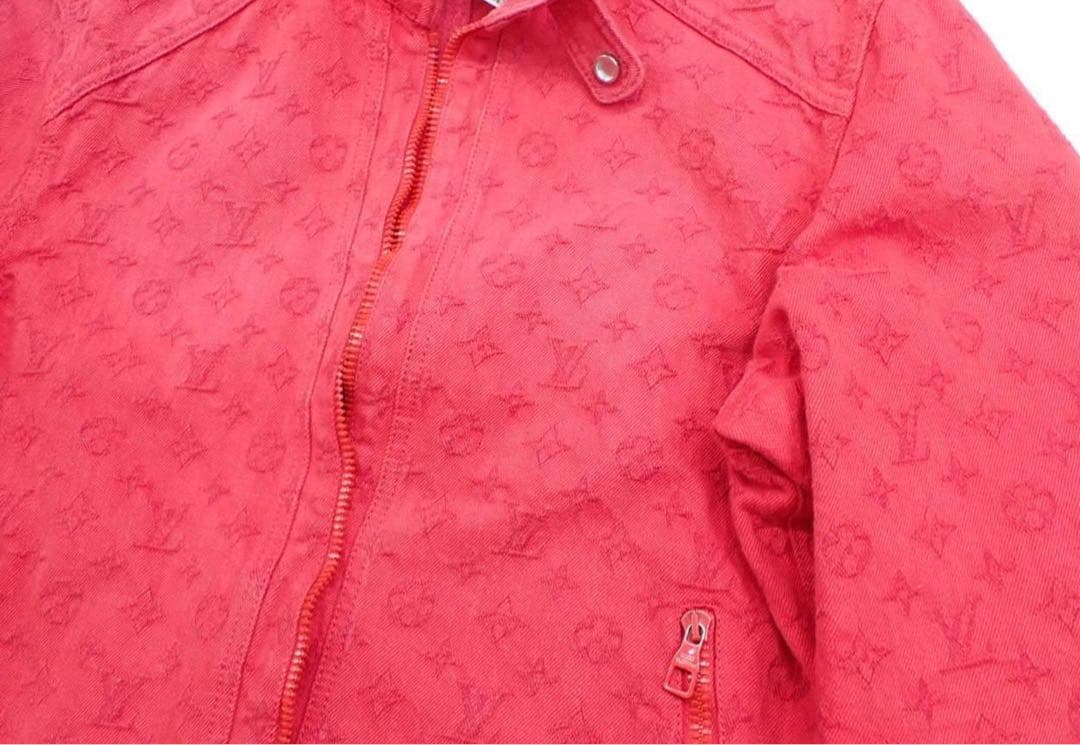 ルイヴィトン ジャケット ブルゾン シングル 赤 サイズ52 - メルカリ
