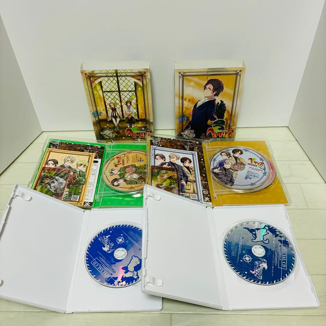 ヘタリア アニメイト限定版 DVD 全巻 1-8巻 日丸谷秀和 - アニメ送料 無料