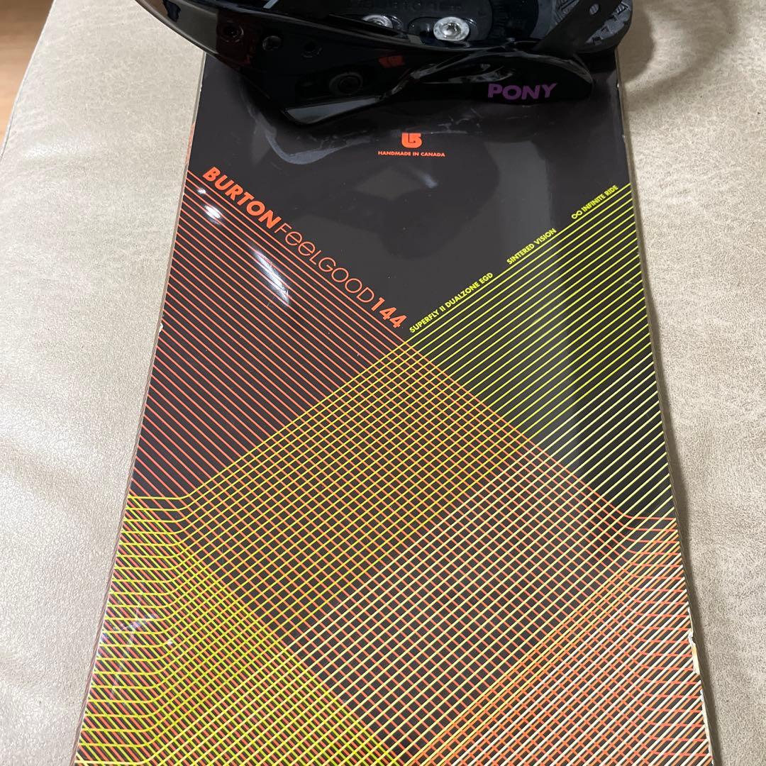 BURTON FEELGOOD 144 × BURTON PONY M - メルカリ