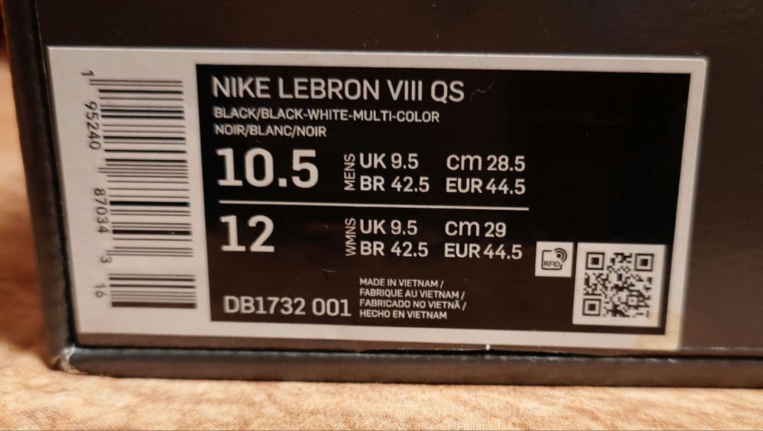 SPACE PLAYERS × NIKE LEBRON 8 28.5cm