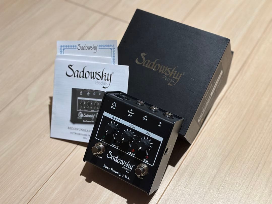ベース Sadowsky Bass Preamp / D.I.SBP-1 Sadowsky SBP-1 Bass Pre-Amp Pedal