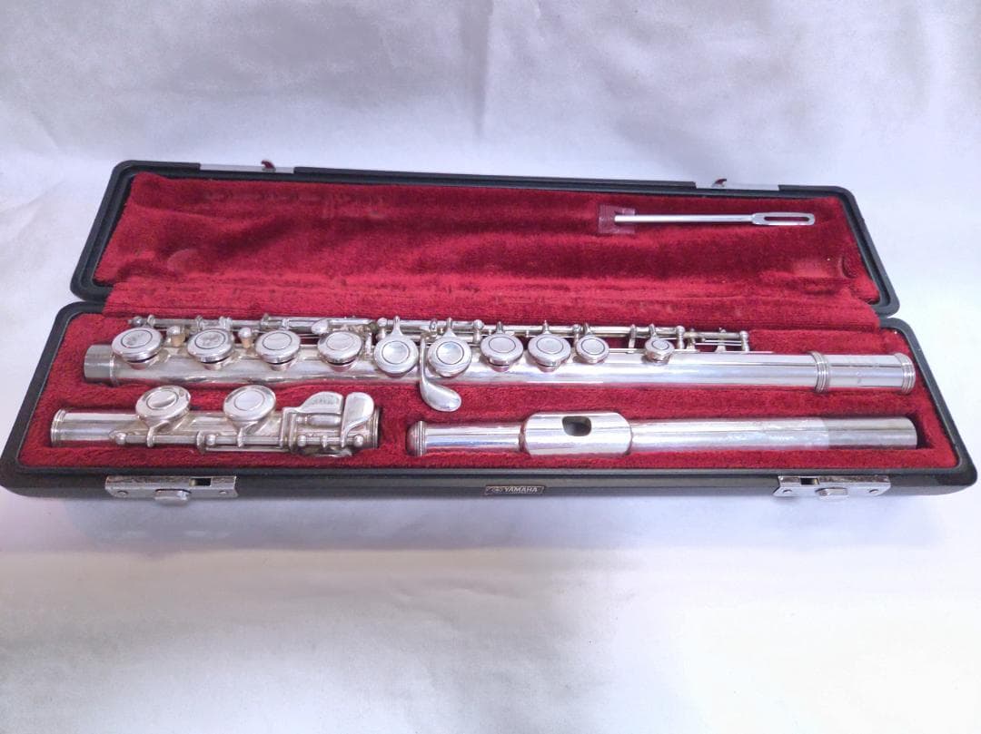 YAMAHA YFL-211S フルート 銀メッキ キー動作良好 #2423 YAMAHA YFL