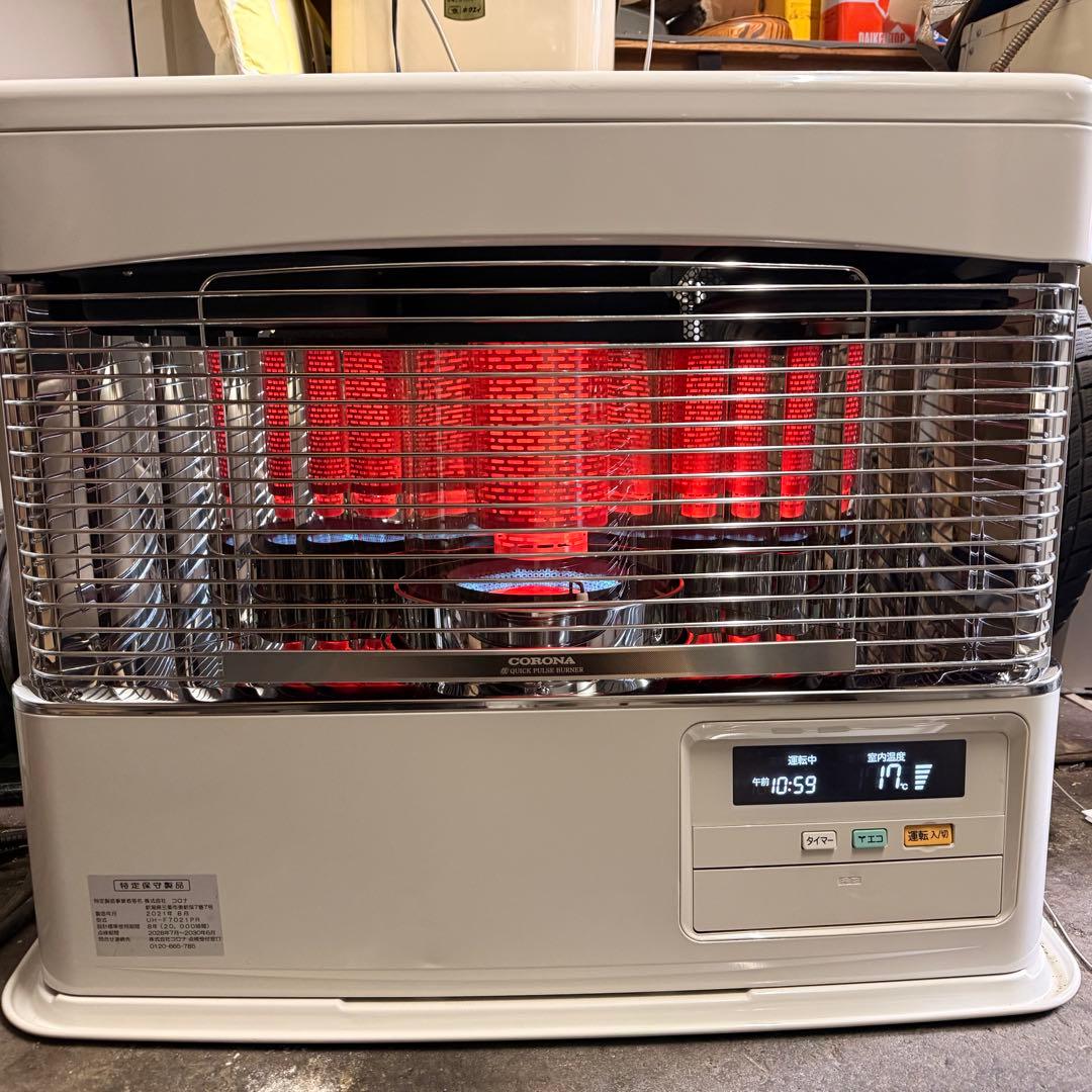 コロナ 床暖FF式石油ストーブ UH-F7021PR 2021年製 動作良好