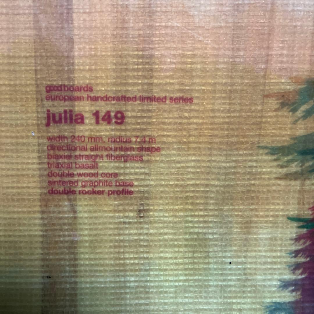 希少 ドイツ製スノボ板 good boards Julia149 - メルカリ