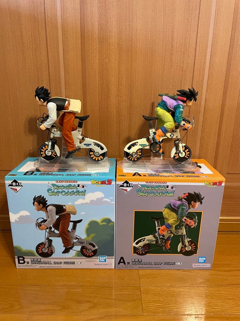 m*y様 ドラゴンボール　スナップコレクション　A賞　孫悟空　B賞　孫悟飯　フィ 一番くじドラゴンボールSNAP COLLECTION A賞孫悟空 B賞孫悟飯 ラスト