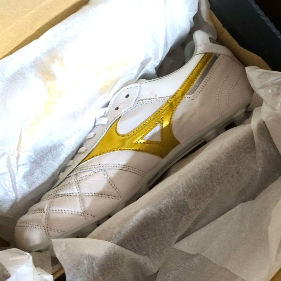 翌日発送【希少サイズ】モレリア2 ジャパン AG 24.5cm ゴールド