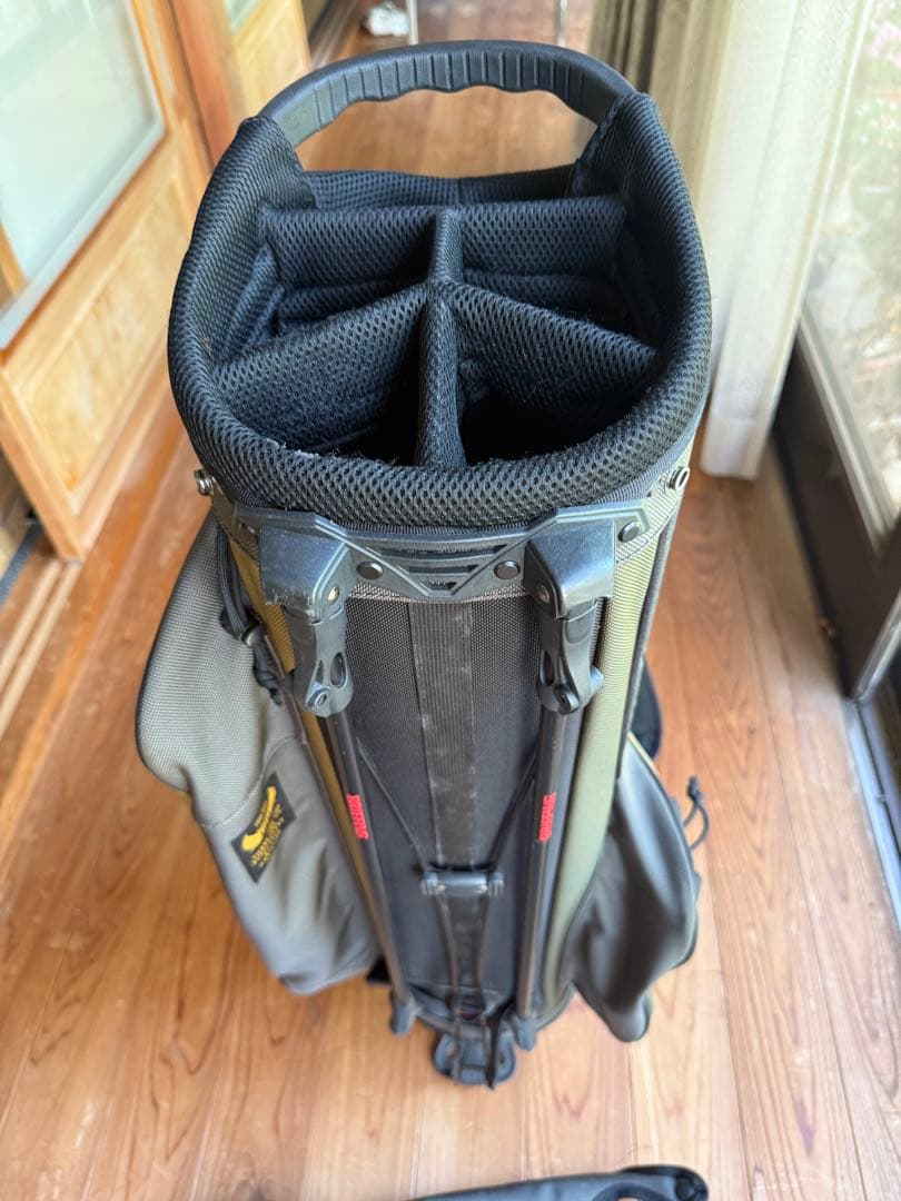 BRIEFING キャディバッグ オリーブ・ブラック限定20周年 ゴルフバッグ